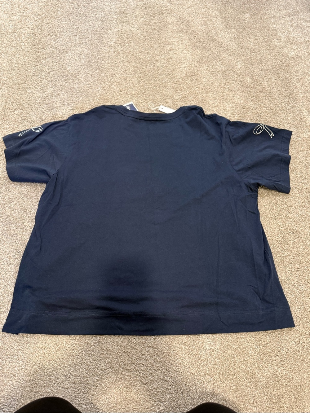 Jane and Delancey short sleeve bow shirt size 1X - Picture 3 of 3